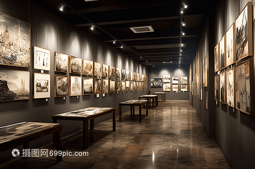 画廊艺术品展览
