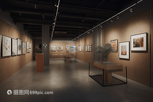 画廊展览空间的内部设计